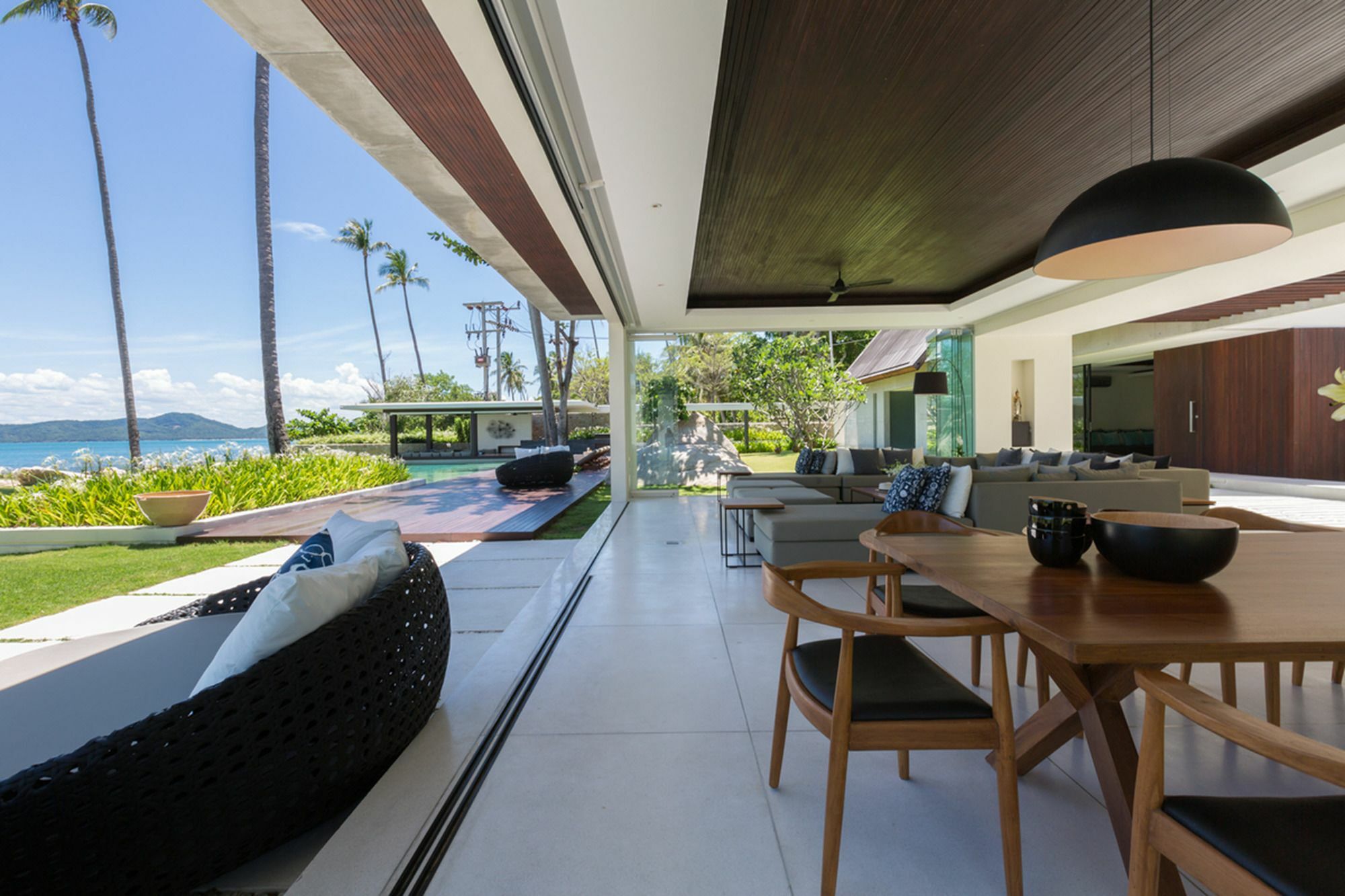 Fashionable Villa Malabar Beachfront 5 Bedrooms Plus 2 Kid'S Bedrooms Laem Sor Exterior foto